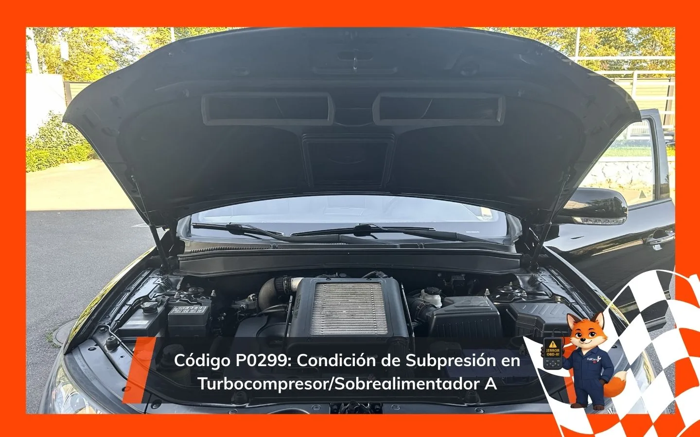 Código P0299: Condición de Subpresión en Turbocompresor / Sobrealimentador A