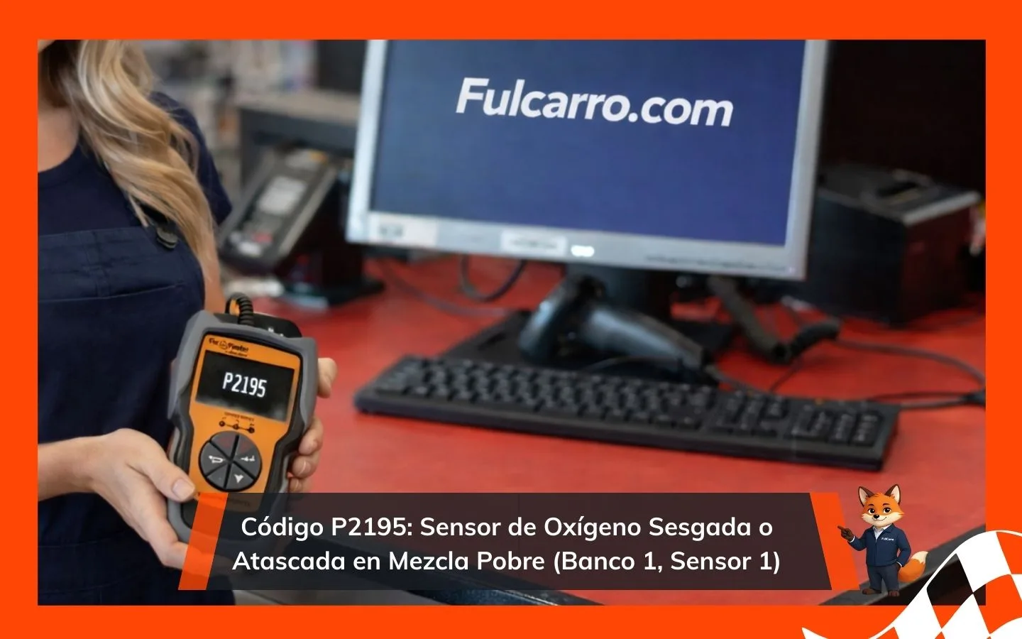 Código P2195: Señal del Sensor de Oxígeno Sesgada o Atascada en Mezcla Pobre (Banco 1, Sensor 1)