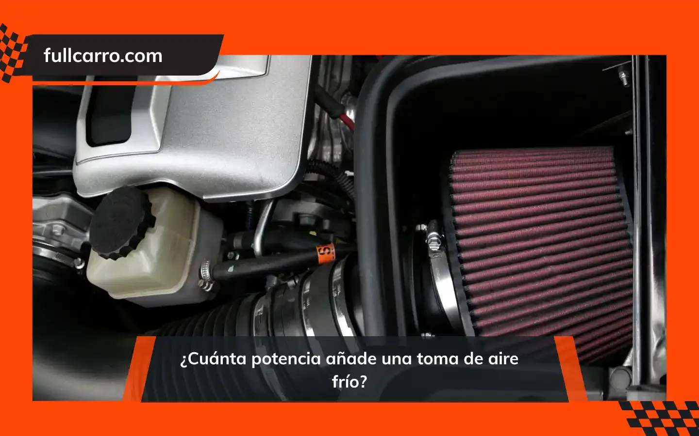 ¿Cuánta potencia añade una toma de aire frío?