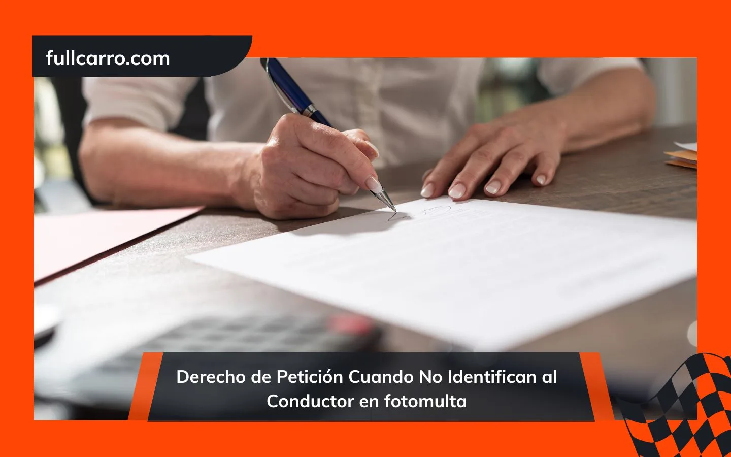 Derecho de Petición Cuando No Identifican al Conductor en fotomulta