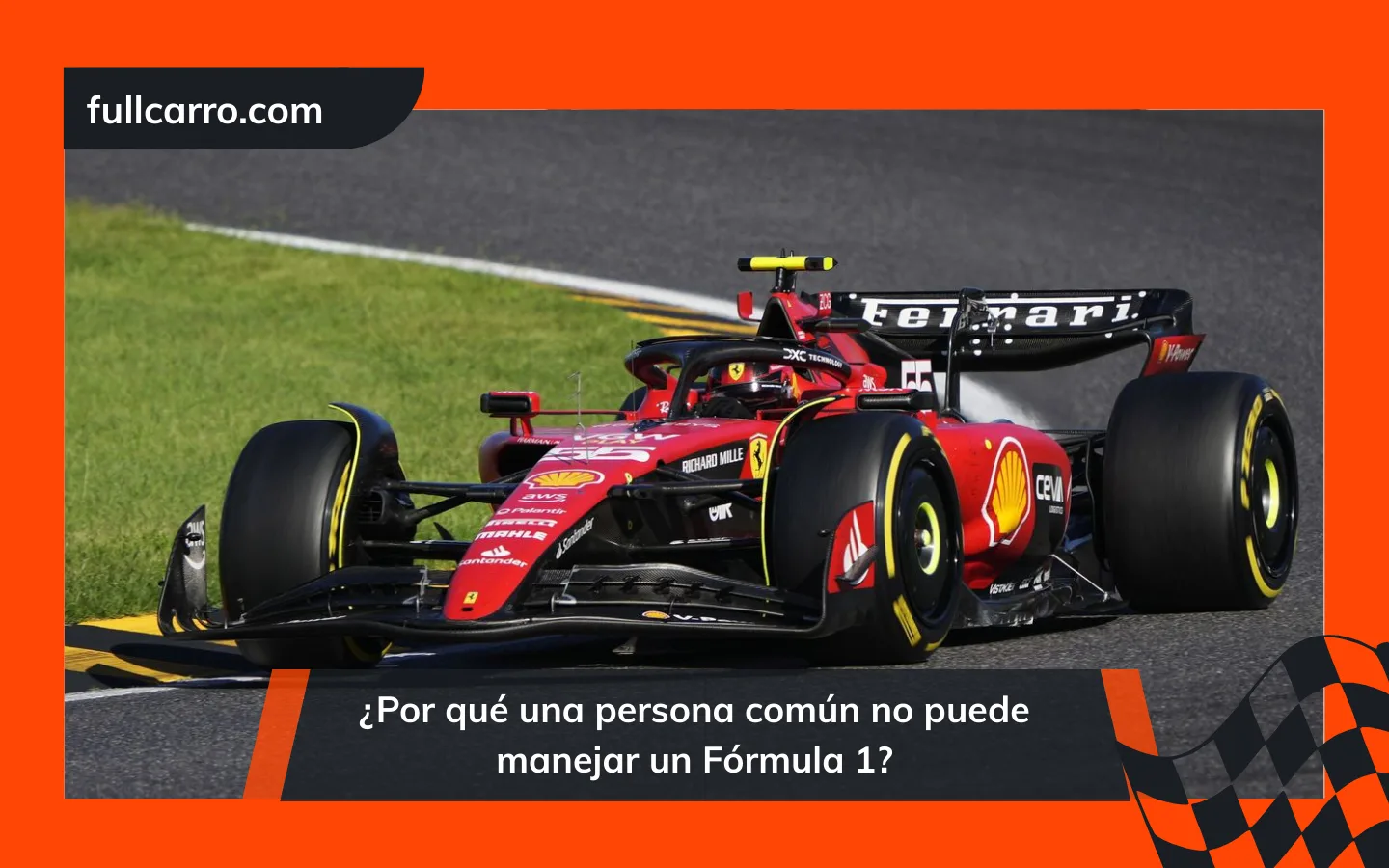 ¿Por qué una persona común no puede manejar un Fórmula 1?