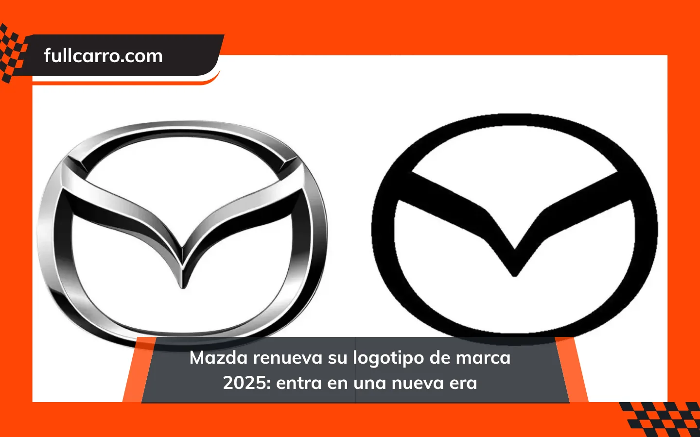 Mazda Renueva su logotipo de marca 2025: entra en una nueva era con diseño plano