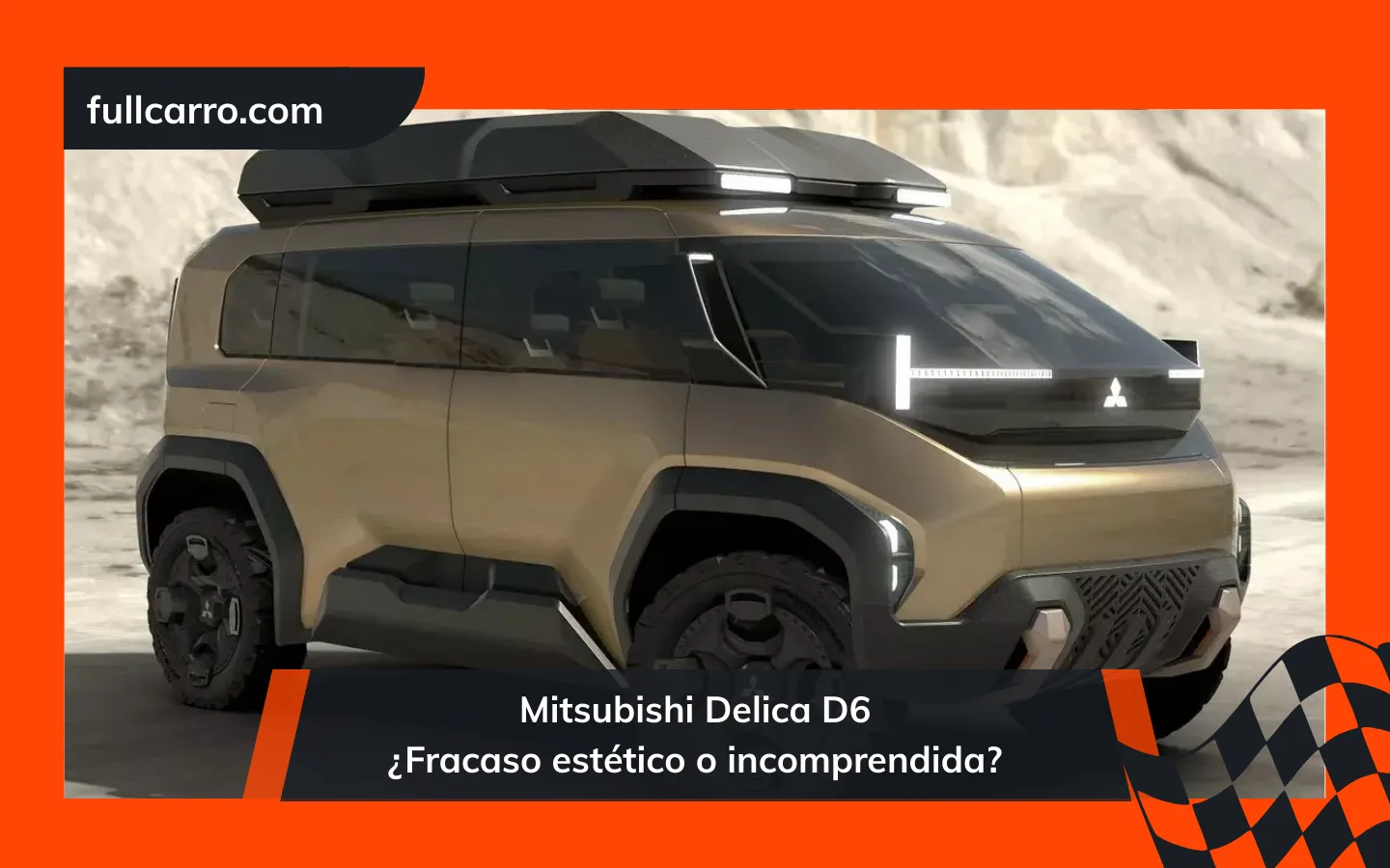 Mitsubishi Delica D6: ¿Fracaso estético o incomprendida?