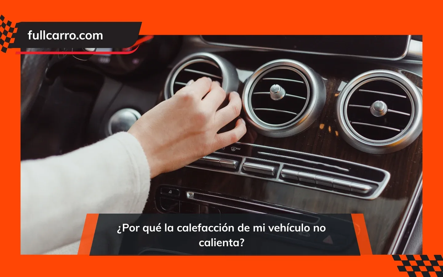 ¿Por qué la calefacción de mi vehículo no calienta?