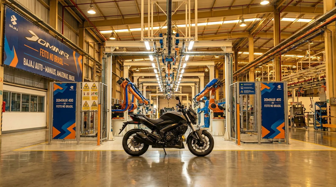 Bajaj atinge 60 mil motos produzidas no Brasil e celebra dois anos da fábrica de Manaus