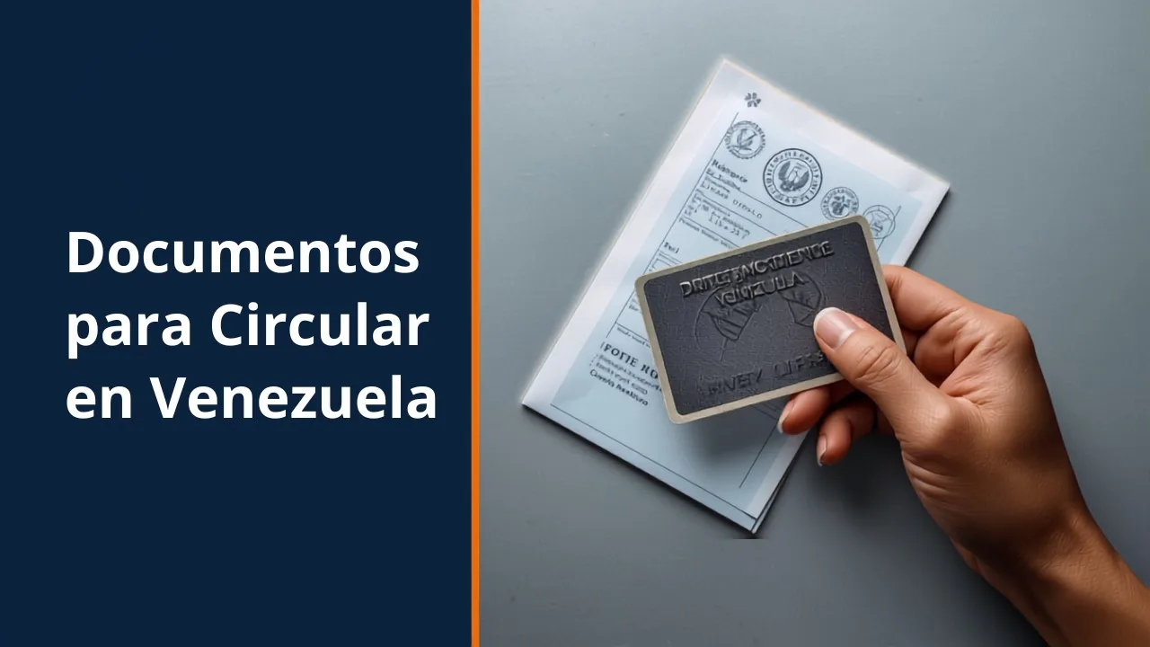 Documentos obligatorios para circular en Venezuela: lo que exige el INTT