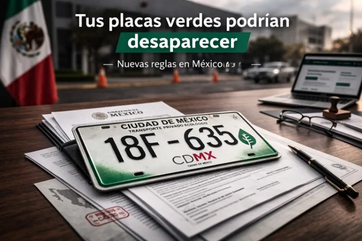 Tus placas verdes podrían desaparecer y no es un error