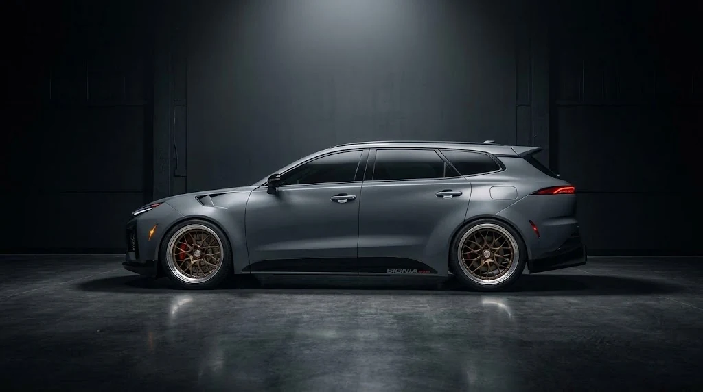 Toyota Crown Signia GT-S gris en estudio oscuro, portada