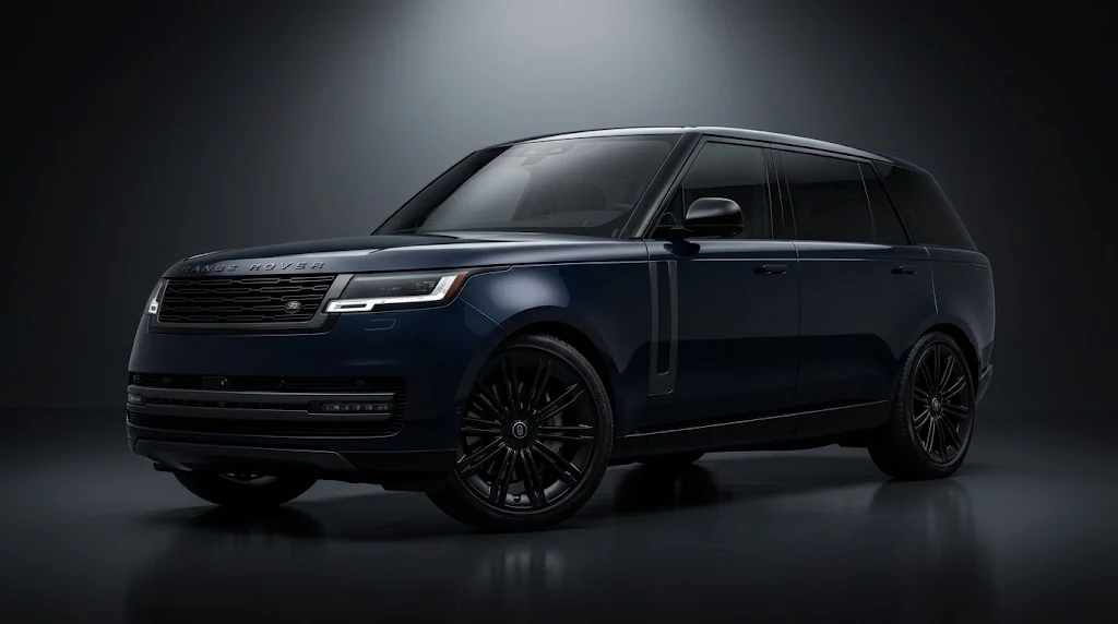 SUV de lujo en estudio oscuro, portada de la guía de los mejores SUV de lujo 2026-2027