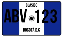 Placas para Vehículos Antiguos y Clásicos