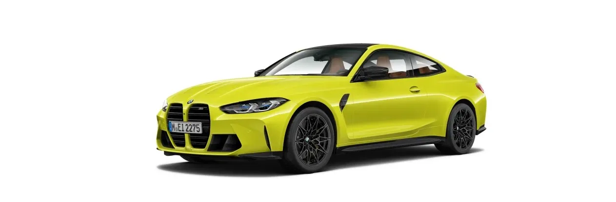 Vista lateral BMW M4 Competition Coupé 2025