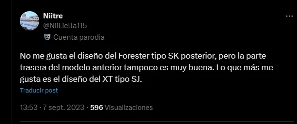 Reseñas Forester