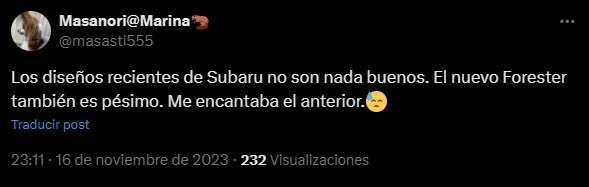 Reseñas Forester