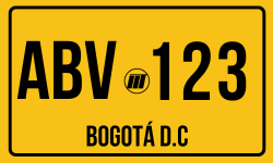 1-Placas-para-Vehiculos-Particulares-ok Cómo identificar los 6 Tipos de Placas Vehiculares en Colombia