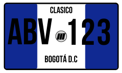 5-Placas-para-Vehiculos-Antiguos-y-Clasicos-ok Cómo identificar los 6 Tipos de Placas Vehiculares en Colombia