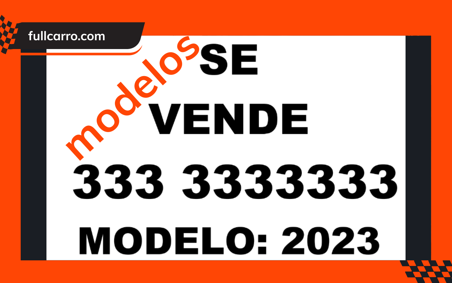 Avisos de SE VENDE para Carros