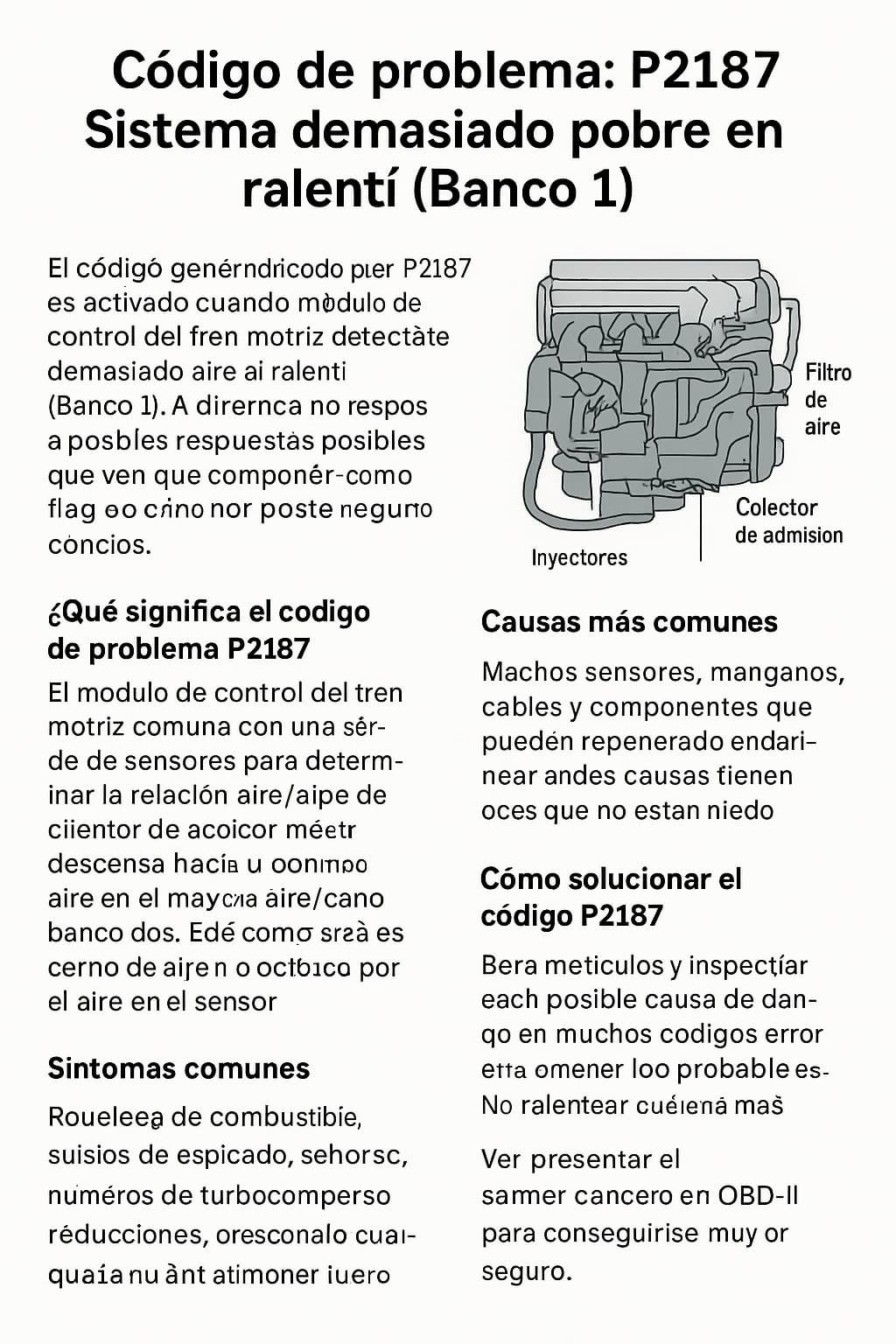 Codigo-P2187-Sistema-demasiado-pobre-en-ralenti-Banco-1 Código P2187: Sistema demasiado pobre en ralentí (Banco 1)