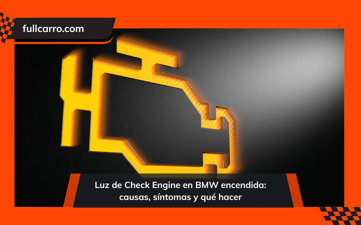 Luz de Check Engine en BMW encendida