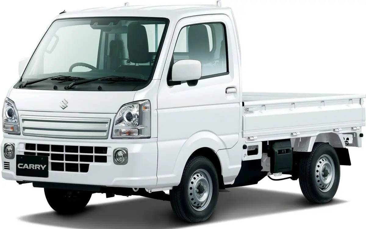 Todo-sobre-el-nuevo-Suzuki-Carry-2025-vista-frontal Todo sobre el nuevo Suzuki Carry 2025 con todas las mejoras: Precio, Combustible y Seguridad