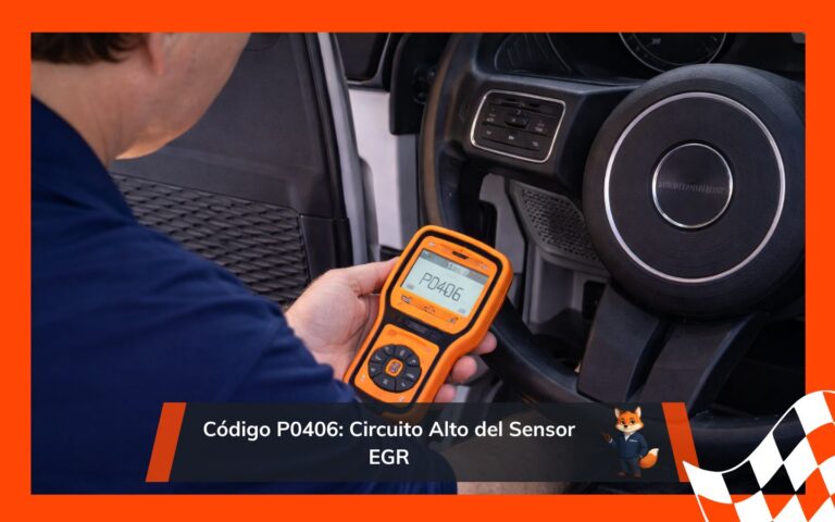 Código P0406 Circuito Alto del Sensor EGR