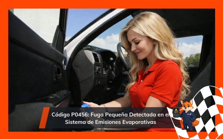 Código P0456 Fuga Pequeña Detectada en el Sistema de Emisiones Evaporativas