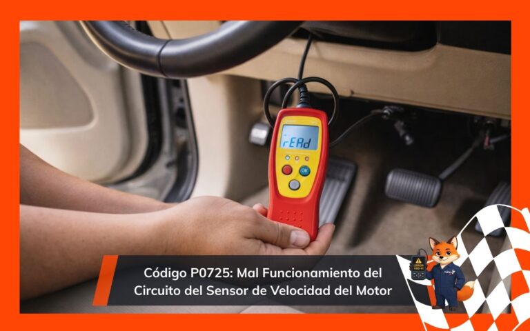 Código P0725 Mal Funcionamiento del Circuito del Sensor de Velocidad del Motor