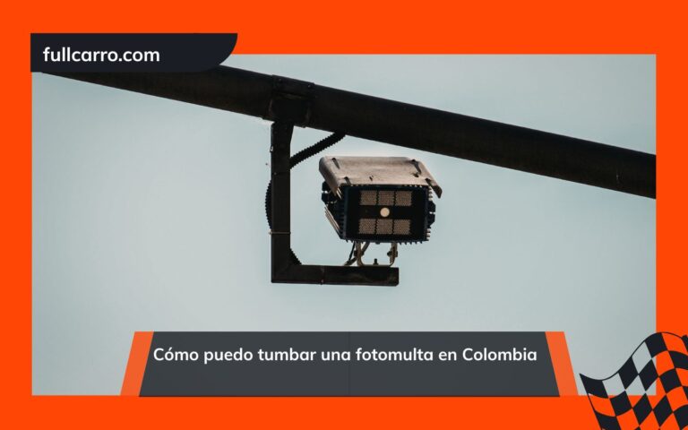 Cómo puedo tumbar una fotomulta en Colombia