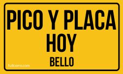 Pico y placa en Bello