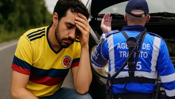 Vehiculos multicolor: un error que termina en inmovilización