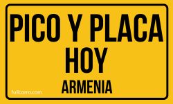 pico y placa en Armenia HOY